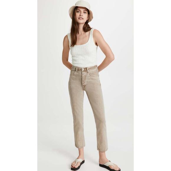 Citizens of Humanity Jolene High-Rise Straight Cropped Jeans - Picture 1 of 6